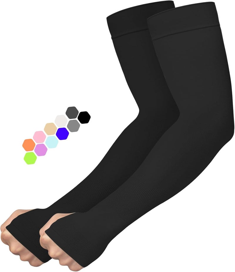 Outivity Arm Sleeves for Men Women Upf 50 Compression Arm Sleeve for UV Blocking Protection - Image 1